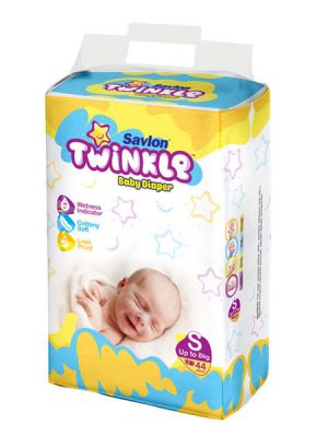 Savlon Twinkle Baby Belt Diaper S 44 (0-8 kg)