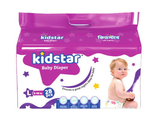 Kidstar Baby Belt Diaper L 28 (9-18 kg)