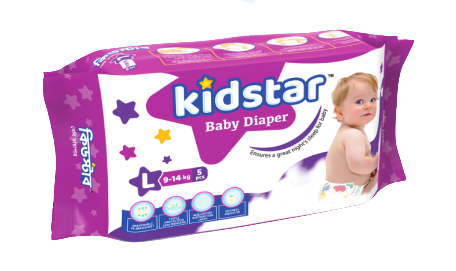 Kidstar Baby Belt Diaper L 5 (9-18 kg)